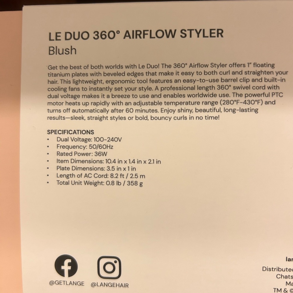 Le Duo 360° Airflow Titanium Styler - Picture 3 of 4